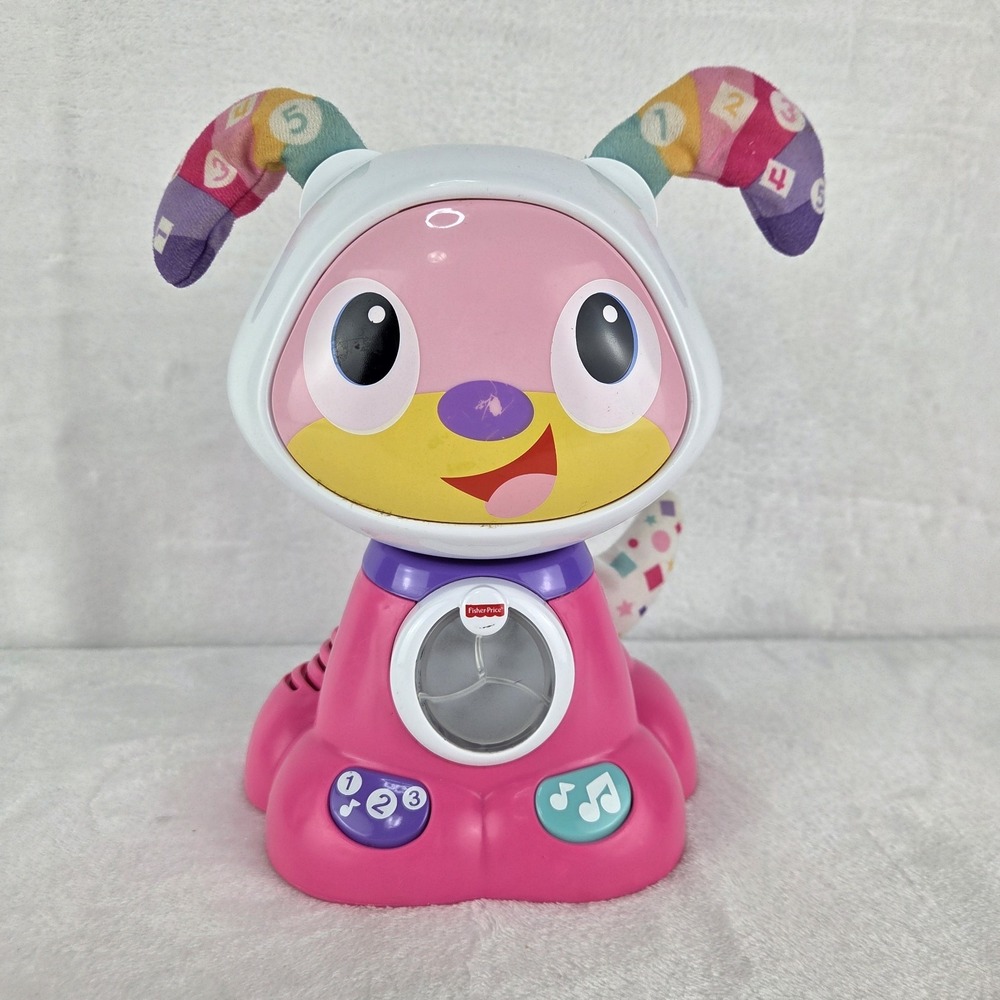 2016 Fisher Price Bright Beats Dance & Move Pink BeatBowWow BeatBo Dog Tested